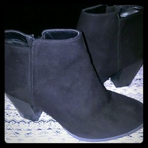 Black Booties-Never Worn